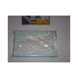 Hager - Plaque 2 postes vert pastel verticale entraxe 57 kallysta