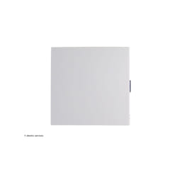 Hager - Enjoliveur Kallysta touche simple Finition: Blanc