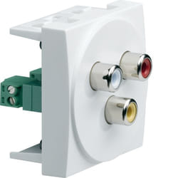 Hager WS261 prise de courant Blanc