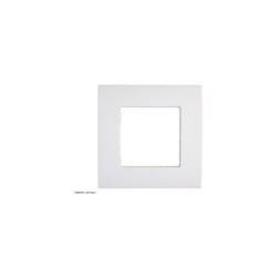Plaque 2 modules Systo Hager Finition: Blanc