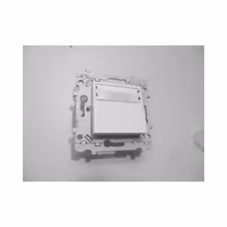 Poussoir porte etiquette 1O+1F blanc à vis sans lampe ESSENSYA HAGER WE025 Tarif année :2013 HAGWE025