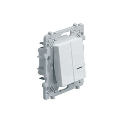 Hager - WE046 InterBP Duo plus InterBP Duo à voyant essensya pure