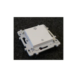 Hager - Interrupteur de vmc 2 positions 1 poste 2 modules blanc 10A 250V à vis sans plaque série Essensya