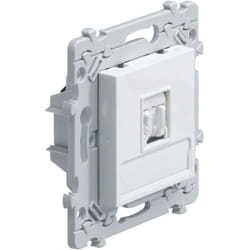 WE228 essensya prise RJ45 CatEgorie 6a stp pour Grade 3 tv Blanc - Hager
