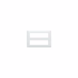Plaque de finition 16 modules- Essensya - Blanc - WE416 - Hager Pour 16 modules Montage uniquement avec mécanismes systo Se c ...