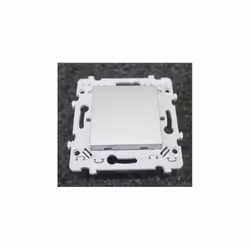 Obturateur 1 poste 2 modules gris titane encastré à vis sans plaque série Essensya HAGER essensya Obturateur Tarif année : 20 ...