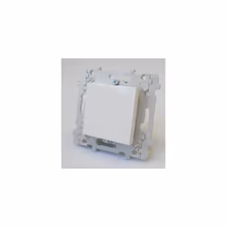 Interrupteur va-et-vient 1 poste 2 modules blanc 10A 250V à griffes sans plaque série Essensya HAGER Essensya interrupteur va ...