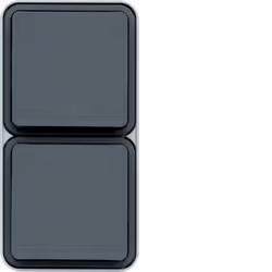 Hager WNC132, Gris, Polypropylène (PP), IP55, 250 V, 5 pièce(s)