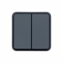 Cubyko Double inter VV associable gris IP55 HAGER WNA040 Cubyko Double inter VV associable gris IP55 Caractéristiques techniq ...
