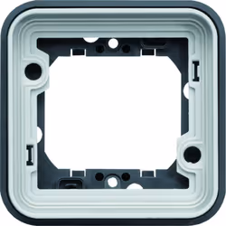 cubyko Support d'encastrement simple associable gris IP55 HAGER WNA401 Description détaillée : cubyko Support d'encastrement  ...