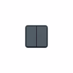 Mécanisme associable Double poussoir inverseur Transformable en poussoir+ va-et-vient IP55 - IK 07 Raccordement Quickconnect  ...
