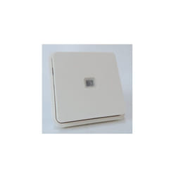 Cubyko Inter vv à voyant associable blanc IP55 Hager WNA002B
