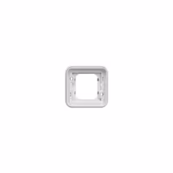 Support d'encastrement simple Cubyko associable Blanc IP55 - 1poste - WNA401B - Hager Pour Mécanisme associable 1 poste Suppo ...
