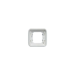 Support d'encastrement simple Cubyko associable Blanc IP55 - 1poste - WNA401B Hager