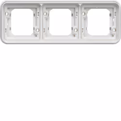 hager wna403b : support blanc 3 postes horizontaux hager cubyko composable. caractéristiques de ce support hager cubyko : 3 p ...