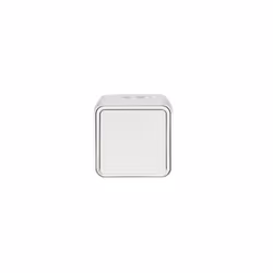 Mécanisme complet en saillie Va-et-vient étanche 10AX - 250 V IP55 - IK 07 Raccordement Quickconnect : sans vis Couleur : Bla ...