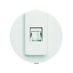 Ateha prise RJ45 catégorie 6 utp pour Grade 1 associable Hager WJA220B