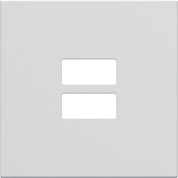 Hager WXD112B Plaque de commutation et obturateur Blanc