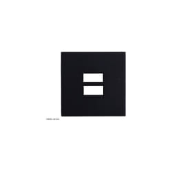 Hager - Enjoliveur chargeur usb Gallery Noir