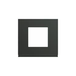 Hager - plaque - 1 poste - anthracite gallery wxp1002 - Anthracite