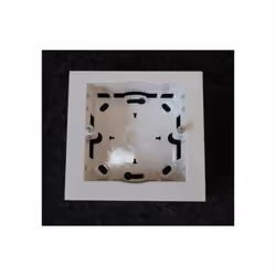 Boîtier saillie 1 poste blanc 94.8x90.8x45.3mm pour installation d'appareillage série Gallery HAGER Boite saillie simple gall ...