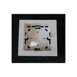 Hager - Boîtier saillie 1 poste blanc 94.8x90.8x45.3mm pour installation d'appareillage série Gallery
