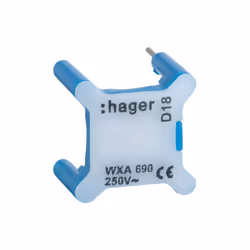 Caractéristiques techniques Couleur RAL: RAL 9010 - Blanc pur Matière: polycarbonate (PC) Profondeur: 17,55 mm Indice de prot ...