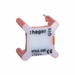 Caractéristiques techniques Couleur RAL: RAL 9010 - Blanc pur Matière: polycarbonate (PC) Profondeur: 17,55 mm Indice de prot ...