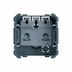 Caractéristiques techniques tension nominale: 250 V Nombre d'emplacements de modules: 2 autre Couleur RAL: RAL 7011 - Gris fe ...