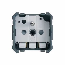 Caractéristiques techniques tension nominale: 250 V Nombre d'emplacements de modules: 2 autre Couleur RAL: RAL 7011 - Gris fe ...
