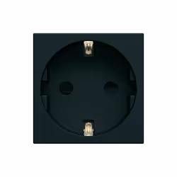 Hager - Prise de courant Schuko gallery 2P+T night (WXF160N)