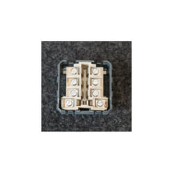 Hager - Mécanisme prise téléphonique en t 8 plots 1 poste 2 modules sans plaque ni enjoliveur série Gallery