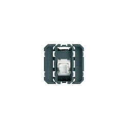 Hager - Prise RJ45 Cat. 6 utp Gallery - 2 modules - Incliné à 45° - WXF230