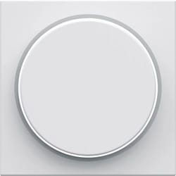 Hager - Enjoliveur variateur rotatif gallery pure WXD062B