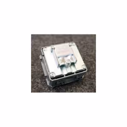 Mécanisme prise TV + FM double type F 1 poste 2 modules sans enjoliveur ni plaque série Gallery HAGER Prise TV + FM gallery d ...