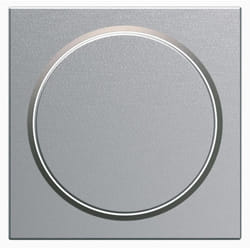 Hager - Enjoliveur variateur poussoir gallery titane WXD063T