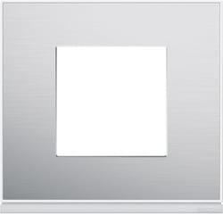 WXP2002 Plaque 1P placage aluminium - Hager