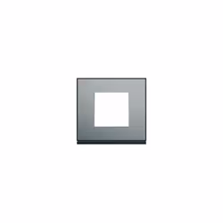 Les produit : Plaque de finition 1 poste Gallery 2 modules - 1 poste Dimensions (HxLxP) : 88 mm x 92 mm x 9.3 mm Matière : Po ...