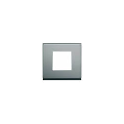 Plaque Gallery Layer - 1 poste - Effet acier - WXP2102