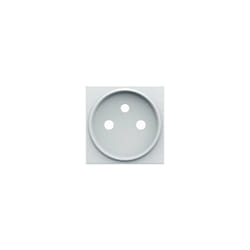 Hager - Enjoliveur prise de courant rénovation Gallery - Blanc pure - WXD105B