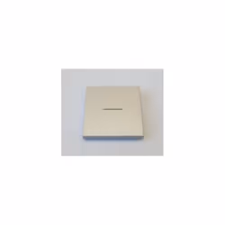 Enjoliveur 1 poste 2 modules gris titane pour interrupteur va-et-vient à voyant série Gallery HAGER Enjoliveur pour interrupt ...