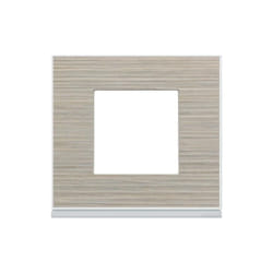 Hager - Plaque gallery 1 poste latté WXP2502