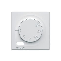 Hager - Enjoliveur thermostat gallery pure WXD315B