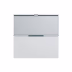 Enjoliveur interrupteur gallery avec porte-étiquette 2 modules pure HAGER WXD002B Description détaillée : Enjoliveur pour int ...
