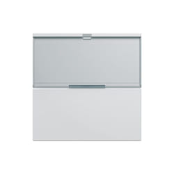 Hager - Enjoliveur interrupteur gallery avec porte-étiquette 2 modules pure WXD002B