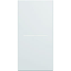 Hager - Enjoliveur interrupteur a voyant gallery 1 module pure (WXD011B)