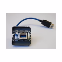 Mécanisme prise USB 3.0 1 poste 2 modules prise traversante sans enjoliveur ni plaque série Gallery HAGER Prise USB 3.0 galle ...