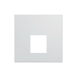 Hager - Enjoliveur prise RJ45 sans porte étiquette Gallery Blanc