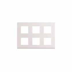plaque - 2 x 3 x 2 modules - pure - hager gallery wxp0086