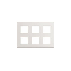 Plaque - 2 x 3 x 2 modules - pure Hager gallery wxp0086 - Pure